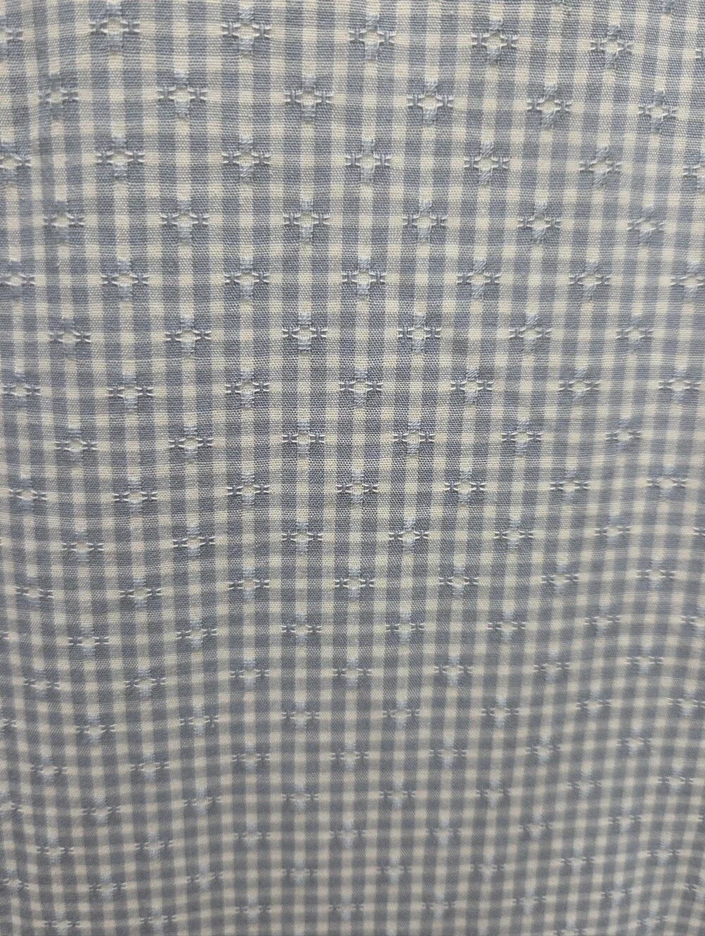 Banana Republic Grant Fit XL Blue Check Button Down Shirt 100% Cotton Non Iron